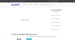 Desktop Screenshot of anatek.com.tr